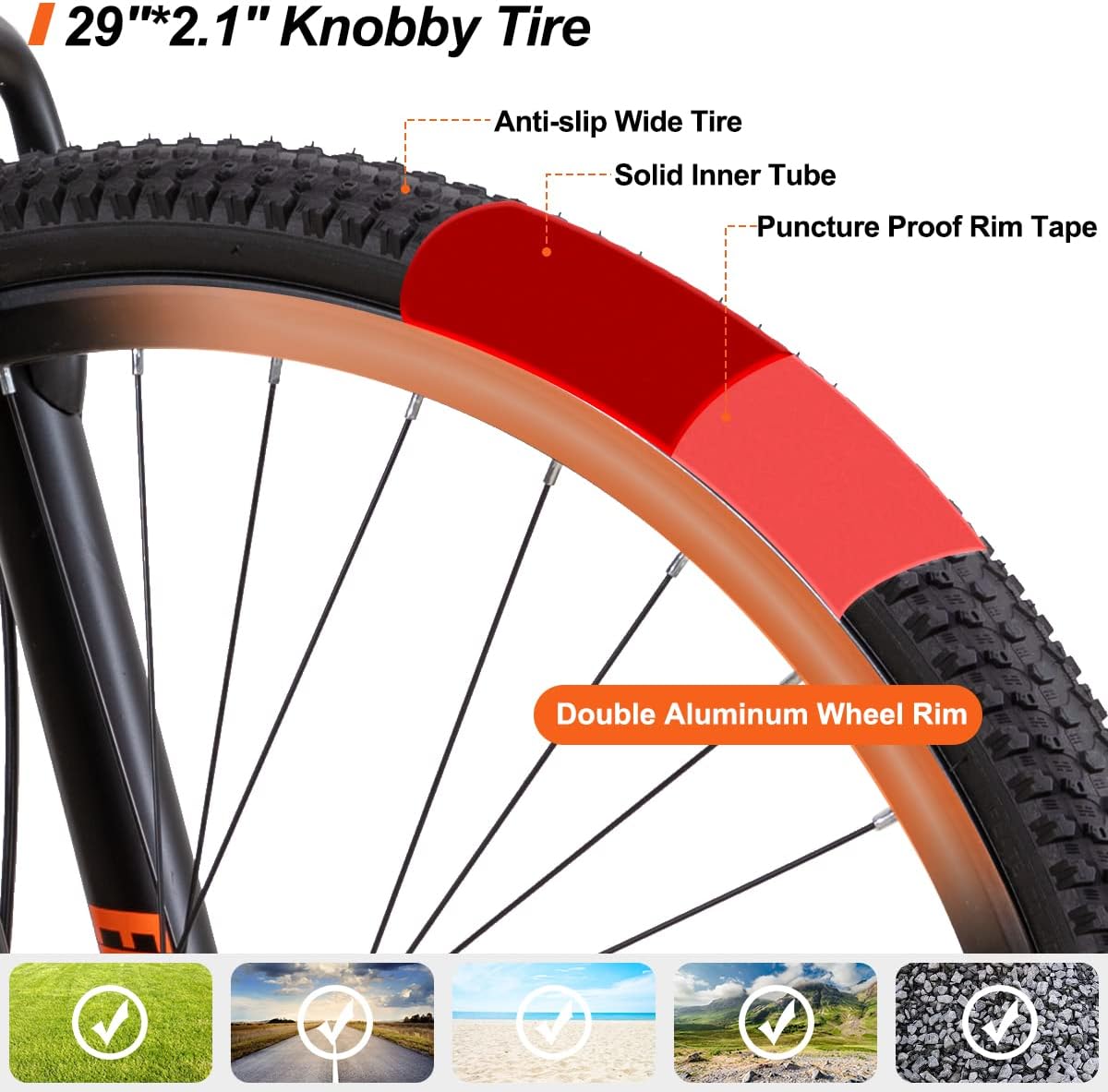 Buy Hiland 29 Inch Mountain Bike for 