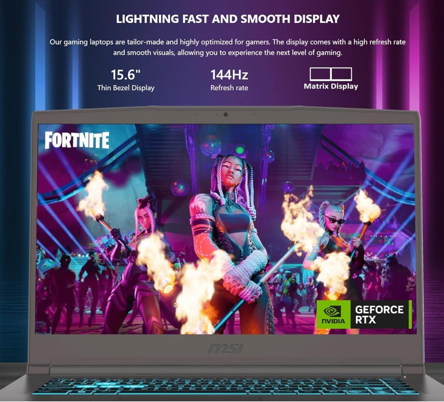 msi Thin 15.6" FHD Intel Core i5-13420H Gaming Laptop, NVIDIA GeForce RTX 3050, 16GB RAM 1TB SSD, 256gb 9H Docking Station, Webcam, Wi-Fi 6E, Backlit Keyboard, Bluetooth, Windows 11 Home, Gray