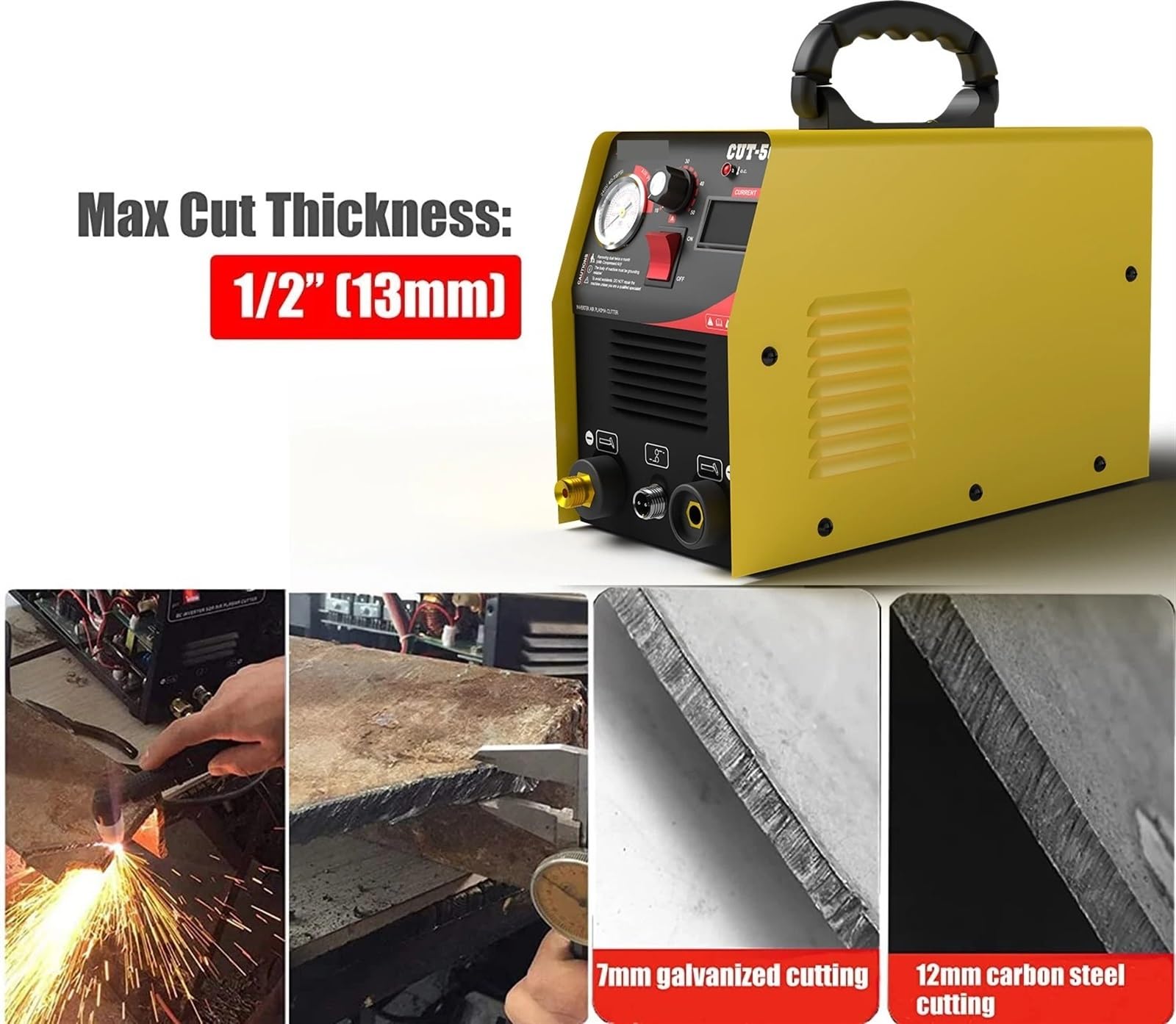 Przecinarka plazmowa CNC CUT50 Panel cyfrowy przecinarka plazmowa przenośna 110/220 V na metalu 50A DC IGBT falownik