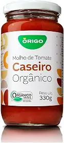 Molho de Tomate Caseiro Orgânico Origo 330g
