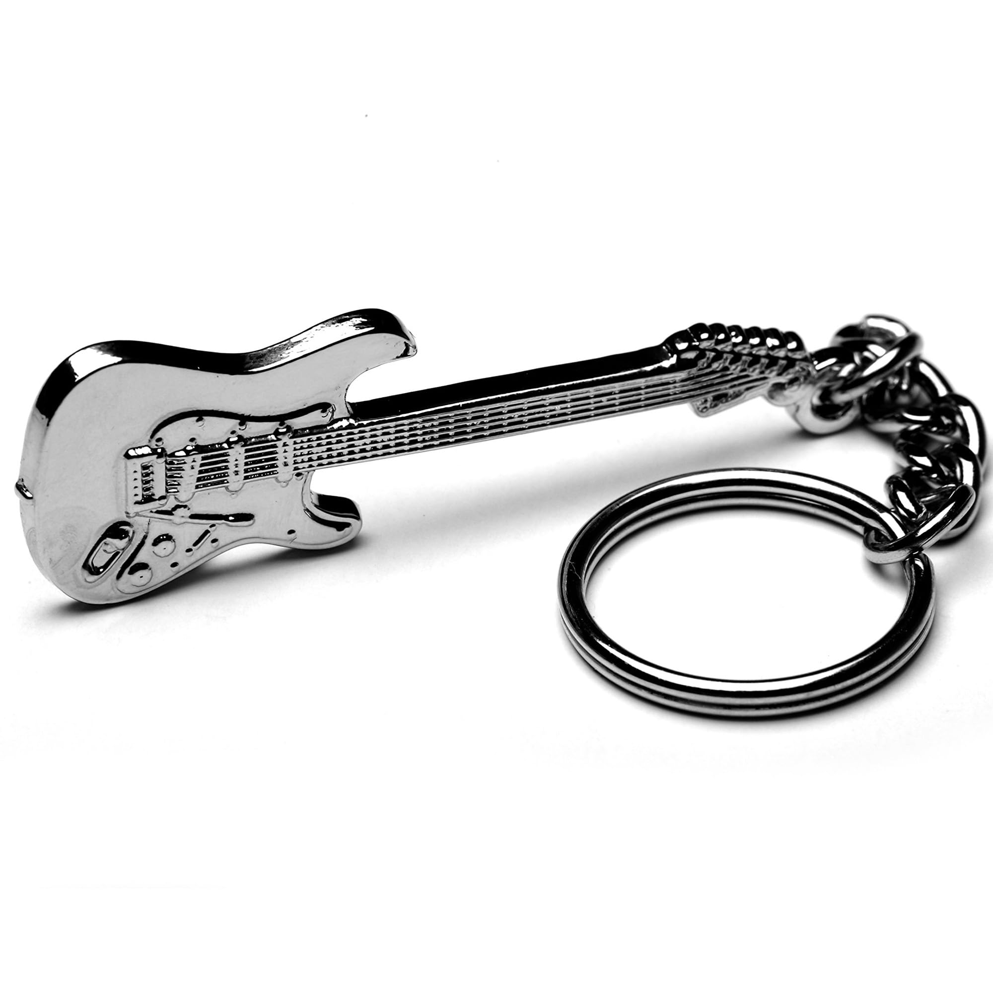 Gifticuffs Men's Stratocaster Guitar Keyring