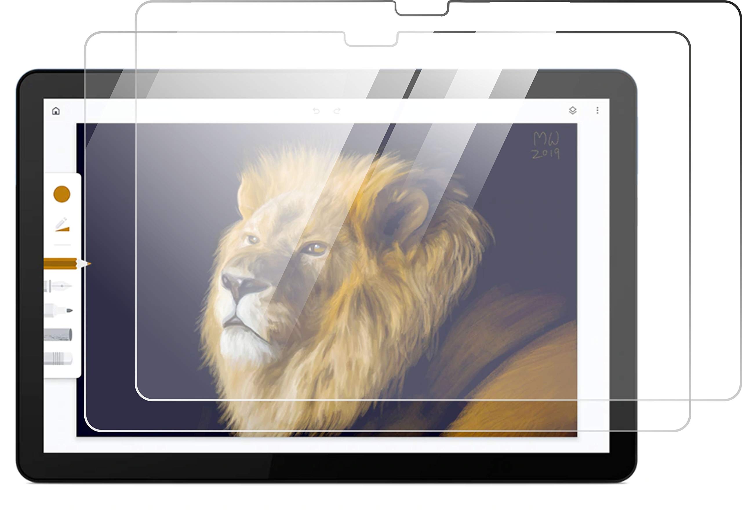 LF [2 Pack Screen Guard Compatible With Lenovo Duet Chromebook Tab 10.1" Model:- ZA6F0032IN (NOT A TEMPERED GLASS-Unbreakable) [Bubble Free], [Anti-Scratch]-Clear (B08X76RW2R) Amazon Price History, Amazon Price Tracker