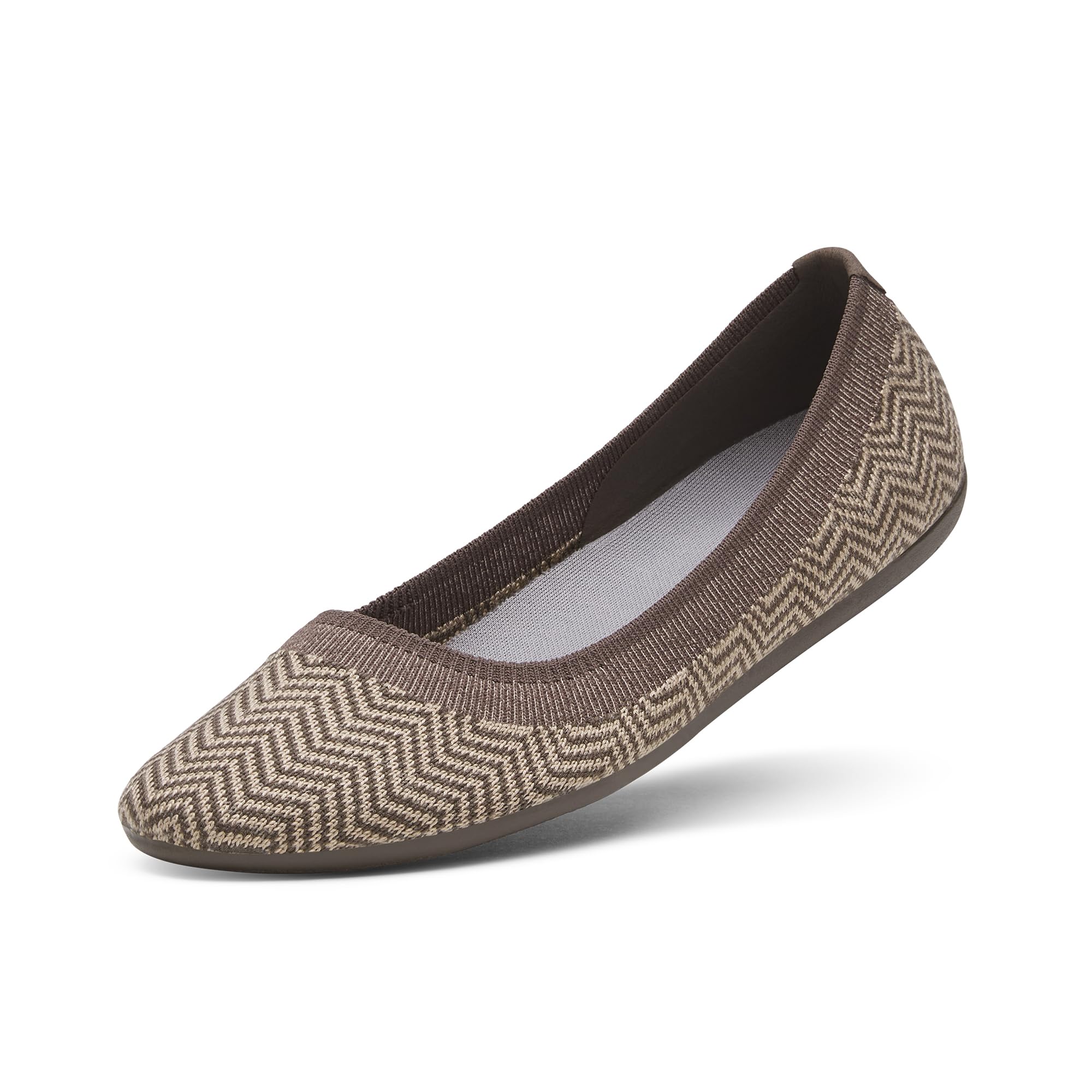 Allbirds Womens Tree Breezer Knit Ballet Flats Slip-On Everyday Round Toe Shoes Machine Washable Made with Natural Materials