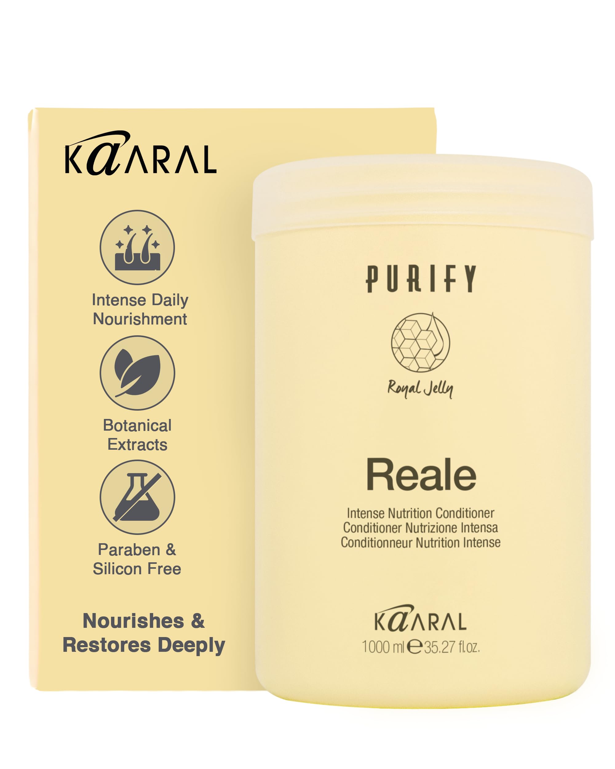 Kaaral Natura Purify Reale Intense Nutrition Conditioner - 35.27 Oz
