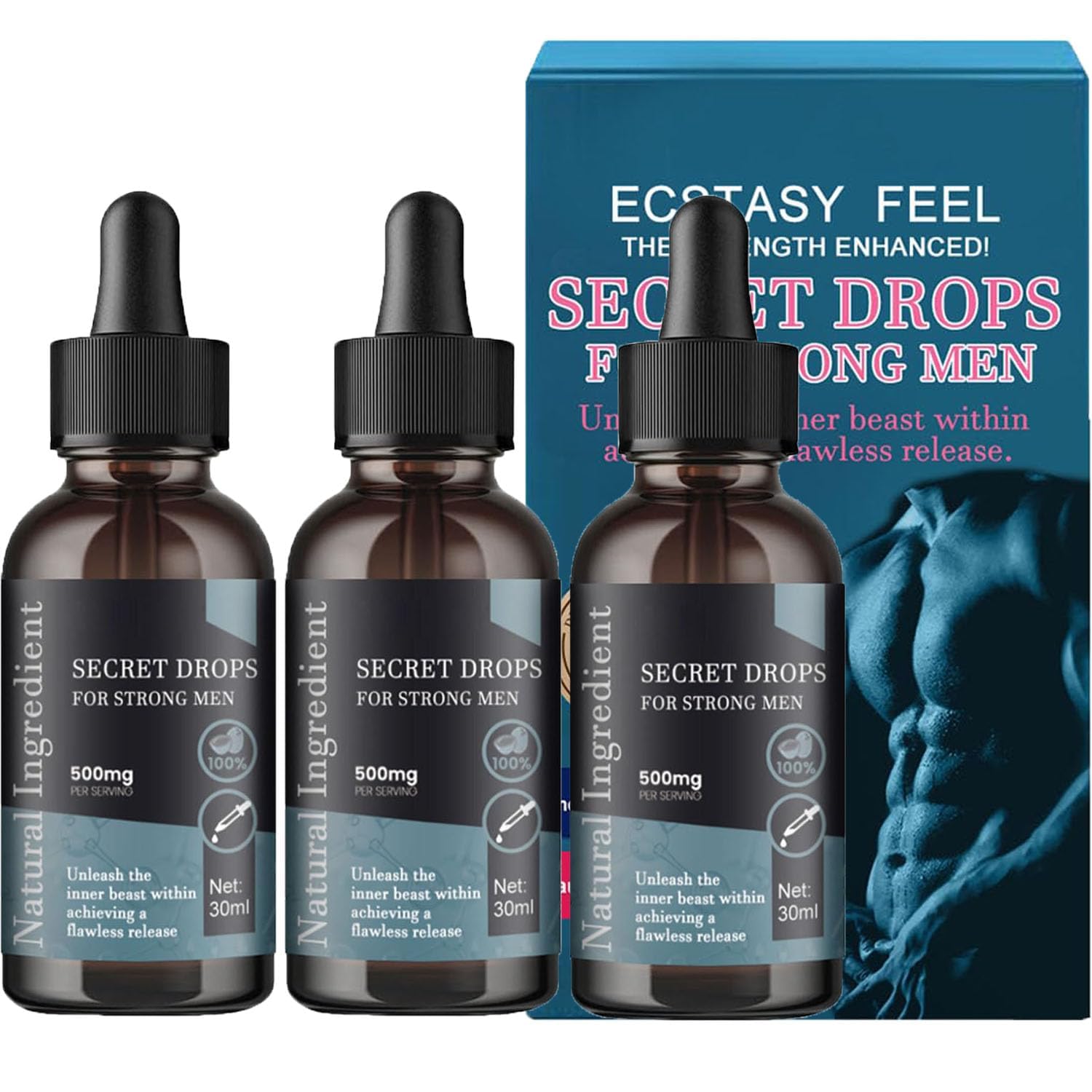Poción Secreta Masculina para Mejorar la sensibilidad y Aumentar el Placer