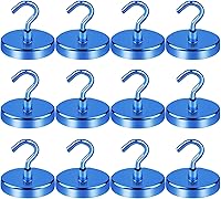 Vista 30 de LOVIMAG Ganchos magnéticos, paquete de 12 ganchos magnéticos de 30 libras + gancho magnético 2026 Cruise Cabin Ship Essentials Heavy Duty Strong