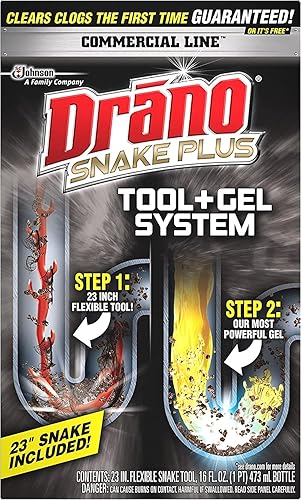 Miniatura 7 de Drano Snake Plus - Herramienta + sistema de gel.