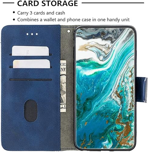 Miniatura 3 de Vortex Z22 - Funda compatible con Vortex Z22, funda con soporte abatible, estilo cartera, color azul