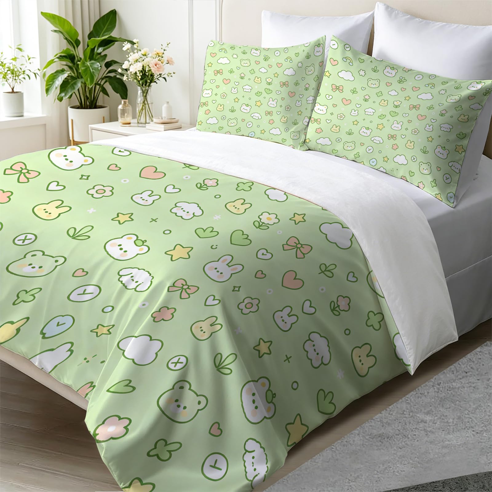 Housse de couette 200x200 avec fermeture éclair pour un entretien facile