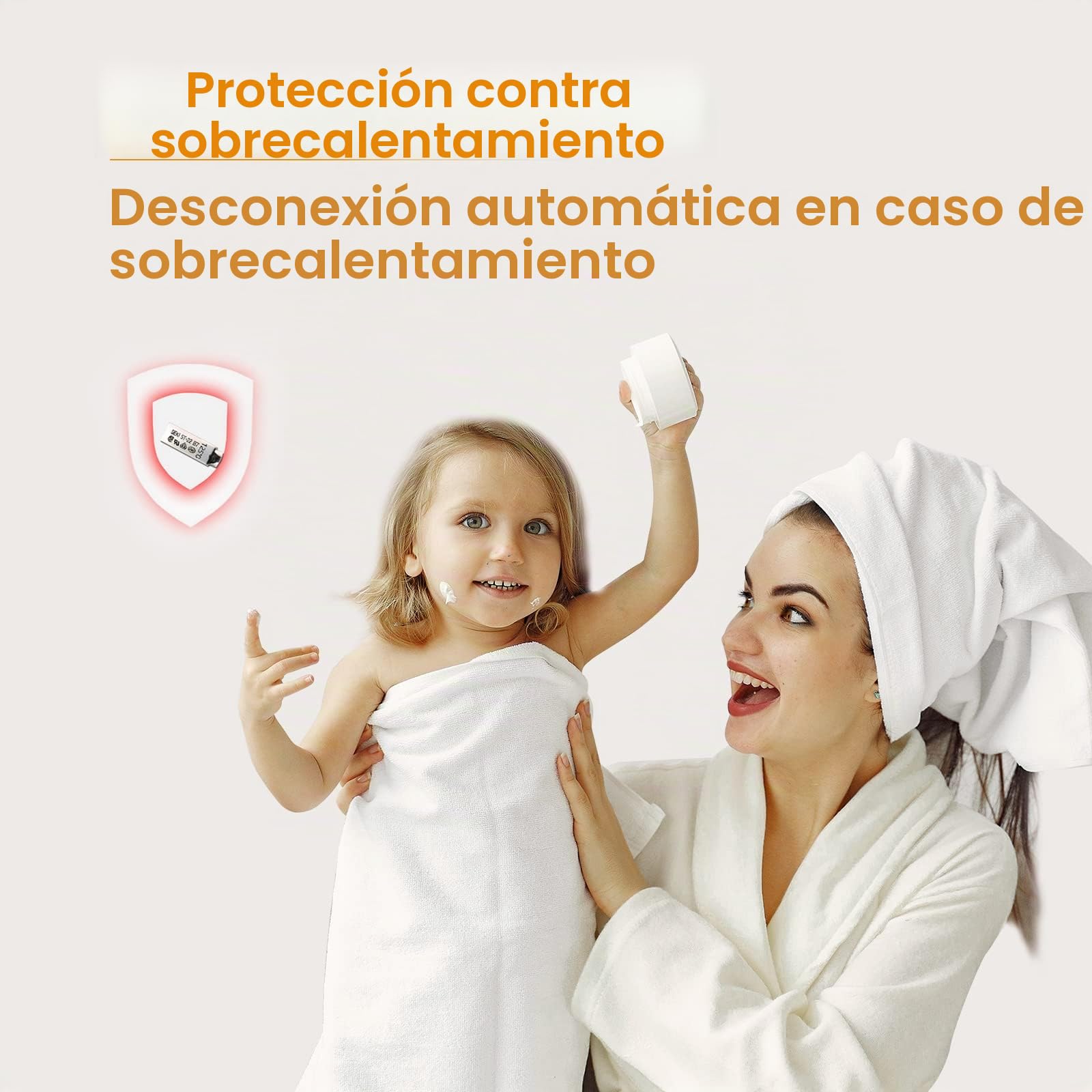 Byecold Calefacción por infrarrojos, 300 W, Calefacción eléctrica por infrarrojos, placa calefactora, ahorro de energía, protección contra sobrecalentamiento