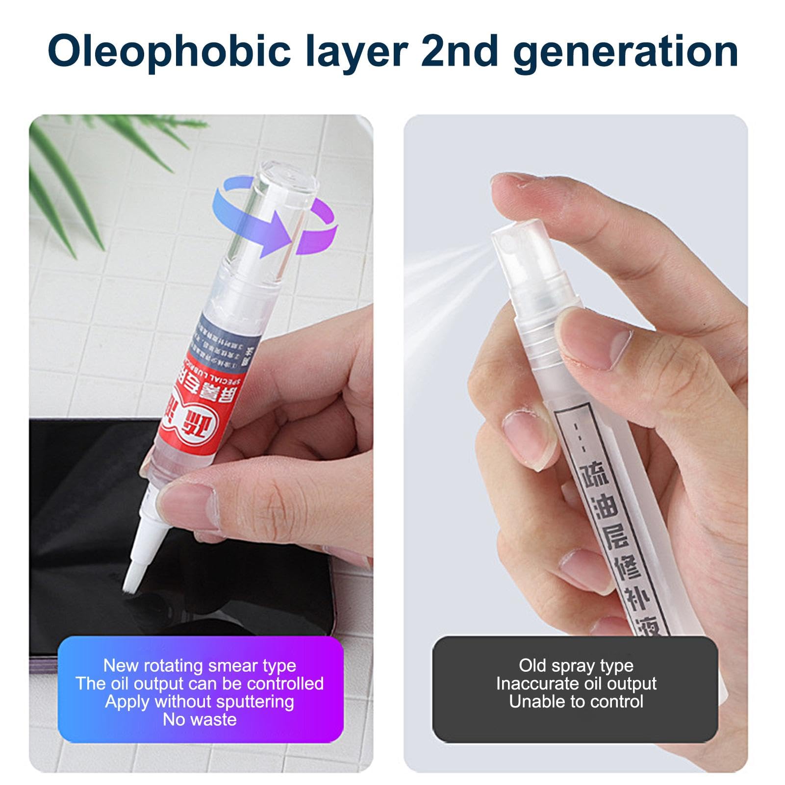 Nettoyant Écran Anti-Empreintes Digitales - Spray Pour Téléphones Et Tablettes - Protection Oléophobe