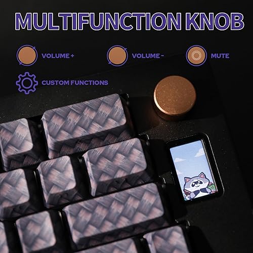 Miniatura 5 de EPOMAKER CIDOO ABM066 Alice-Layout VIA-programable Barebones Kit con pantalla TFT-LCD y perilla giratoria, intercambiable en caliente, modos triples