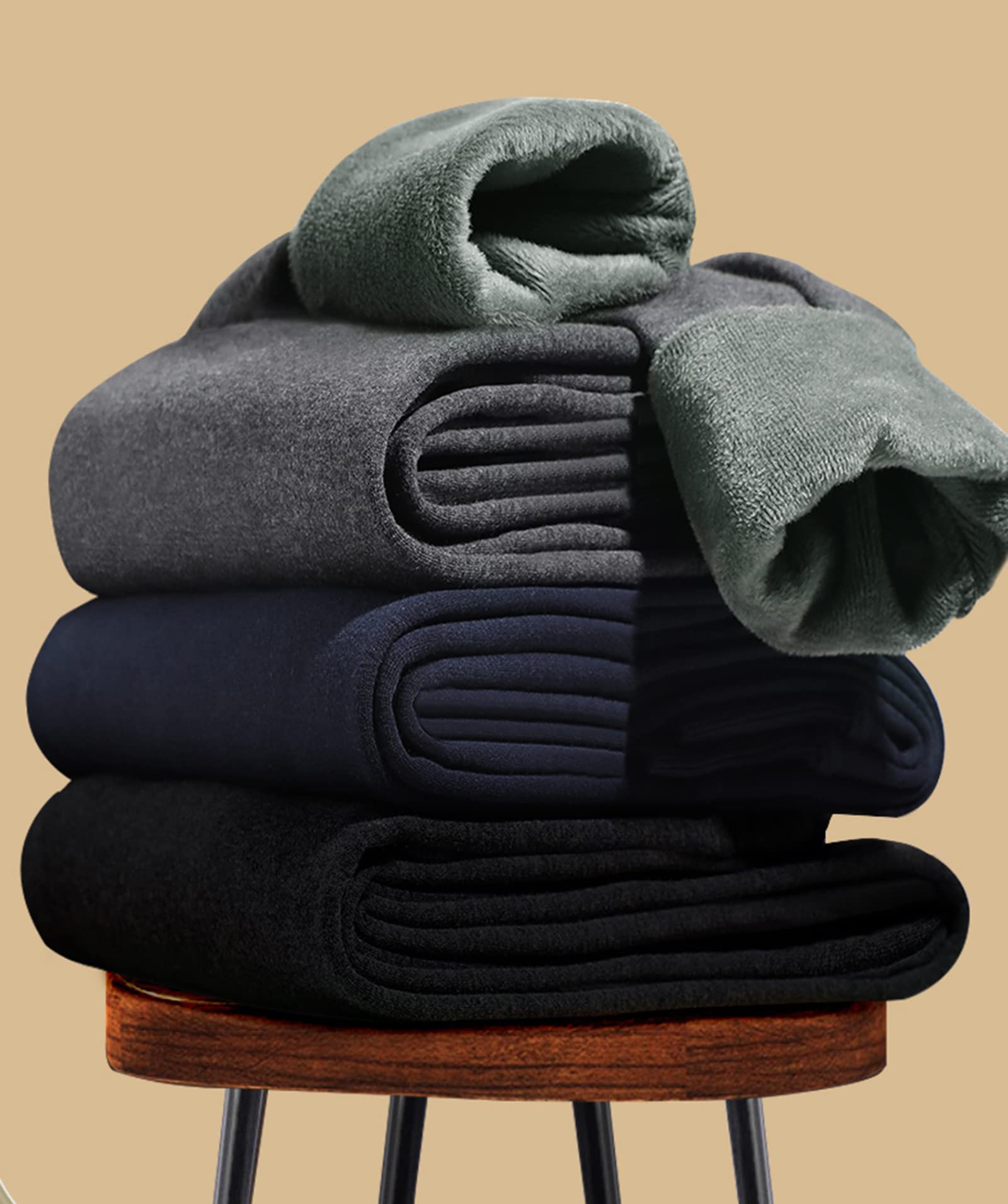 YMMONLIA Set Intimo Termico Uomo, Girocollo Manica Lunga Autunno Caldo Fondotinta Uomo Elastico - Foto 5