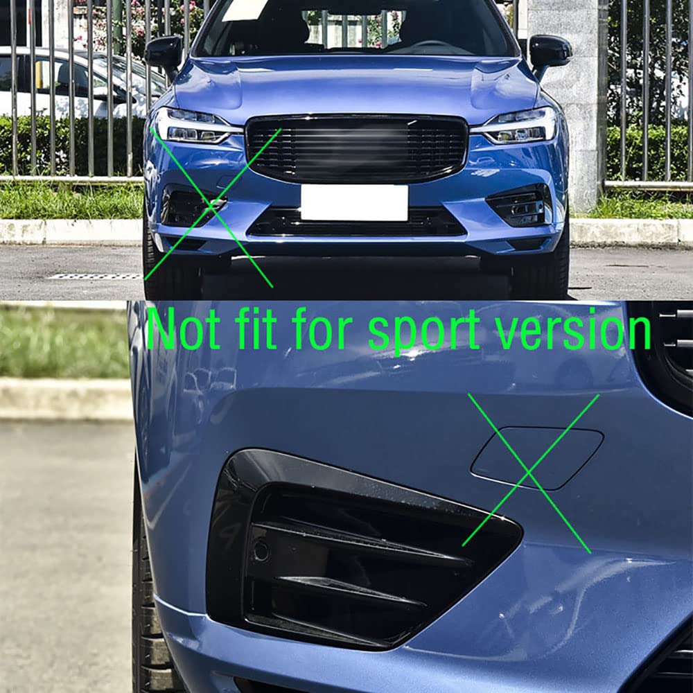 QASULER, For Volvo, XC60 2022 2023 32234934 Accessoires De Voiture, Capuchon De Crochet De Remorquage De Pare-Chocs Avant Couvercle D'oeil De Remorquage Cache-Crochet De Remorquage Automobile(Snow Wh