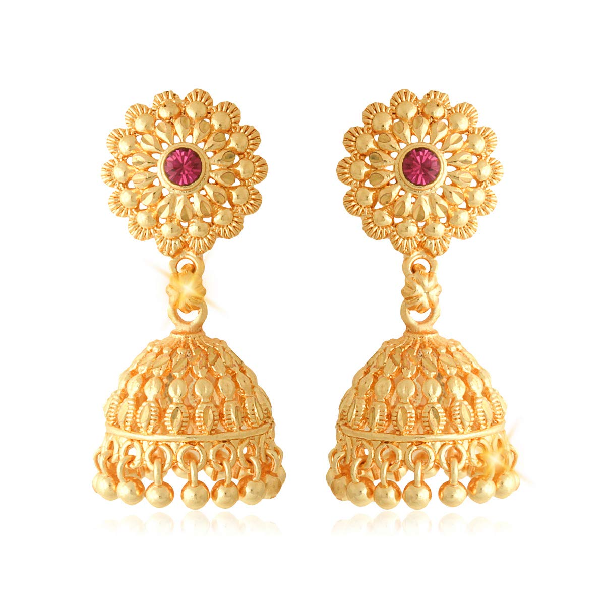Vighnaharta Gold Plated alloy jhumka Earring valentine day gift valentineday gift for her gift for him gift for women gift for men love gift gifts ValentinesDay2023 for Women and Girls (Pack of- 1 Pair jhumka Earring) (B08L7RYC21) Amazon Price History, Amazon Price Tracker