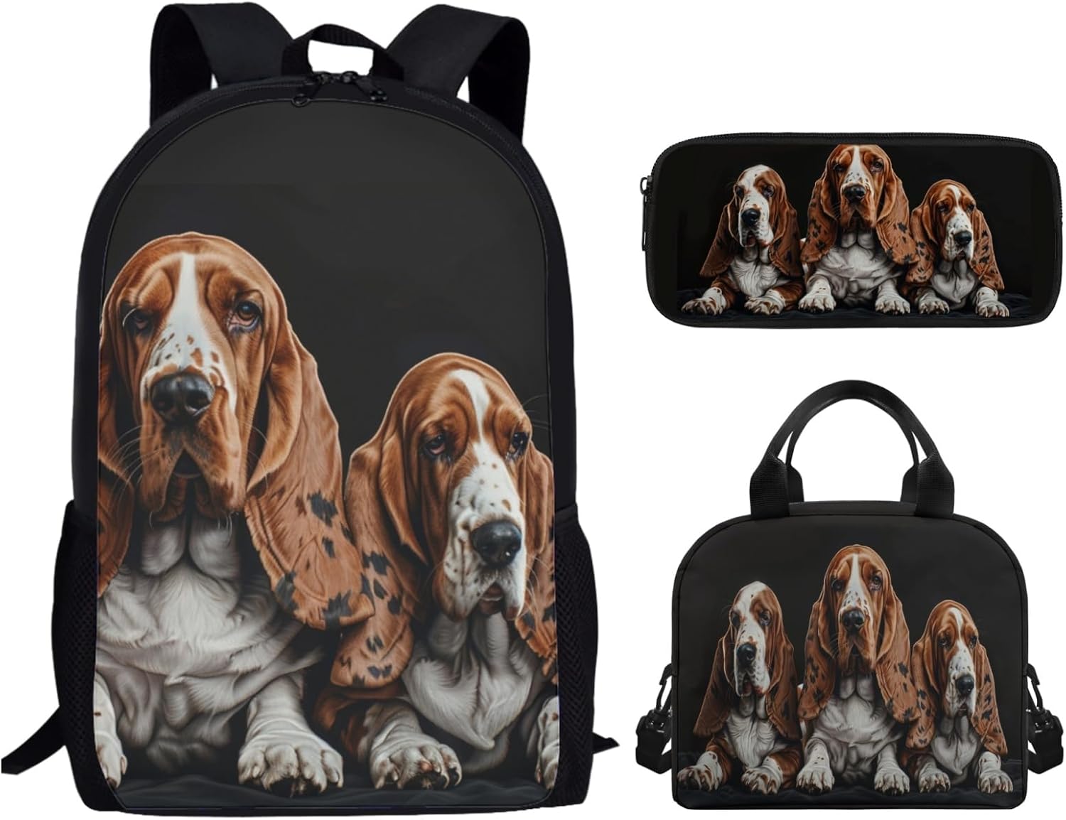 3D Dinosaur Kids Girls School Backpack Set Gold, Lightweight Book Bag for Boys Girls, Kids Backpack for Elementary Middle High School, Back to School Supplies