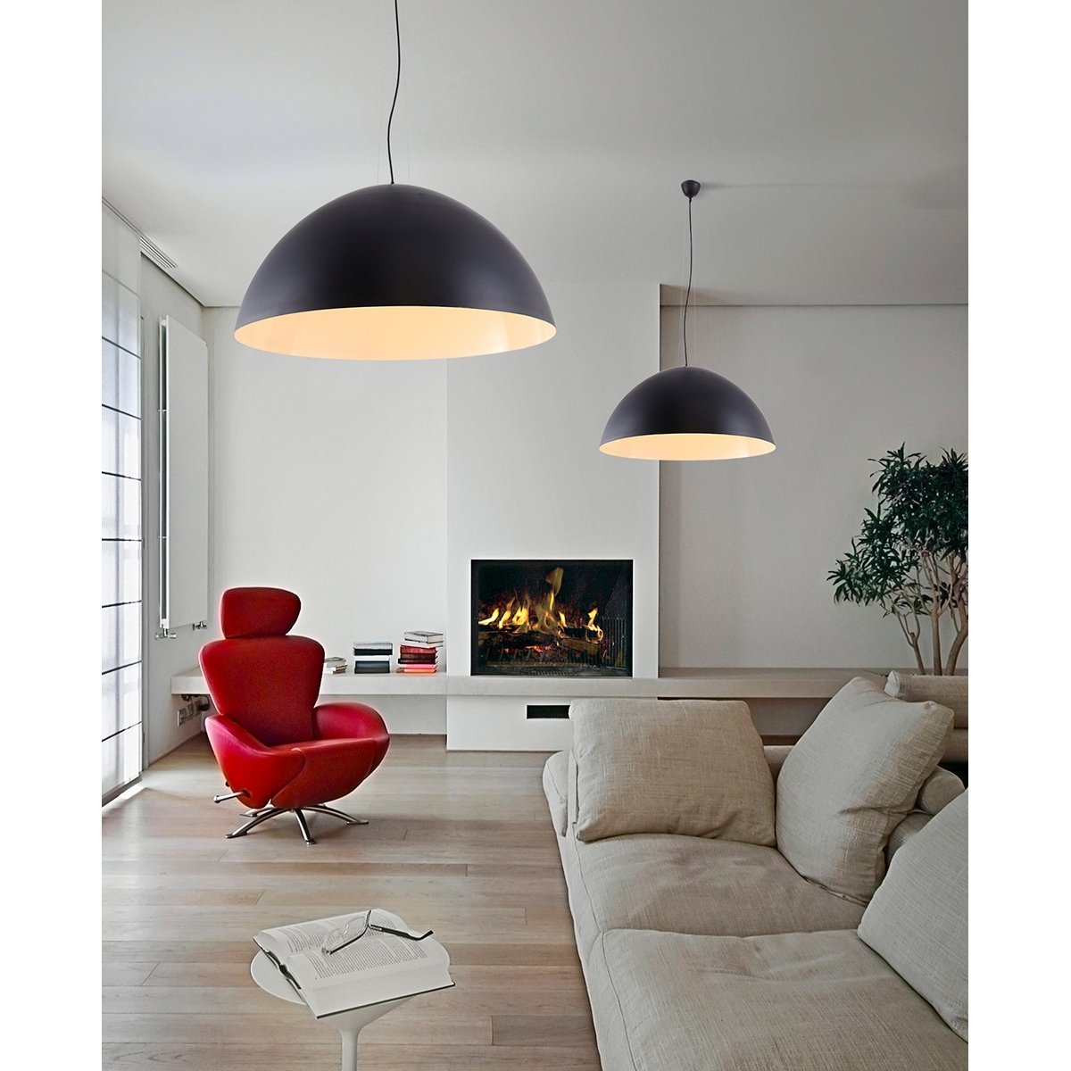 Moderna Lámpara de techo 1 x 60 W/E27 Magma fb6840 – 90 blwh Azzardo