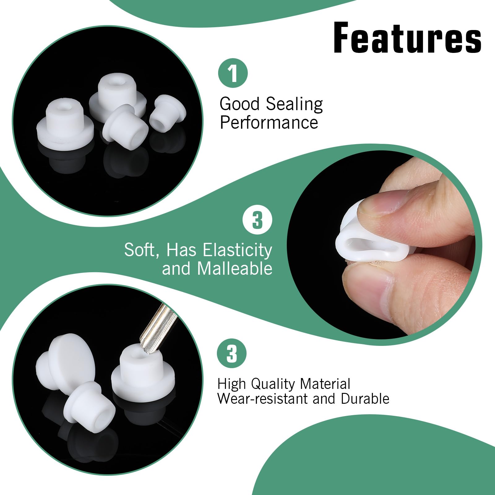 25 Stück Salzstreuer Stopfen 15 Mm | Klare PE Verschlüsse Für Flaschen & Behälter | Ersatzstopfen Für Küche