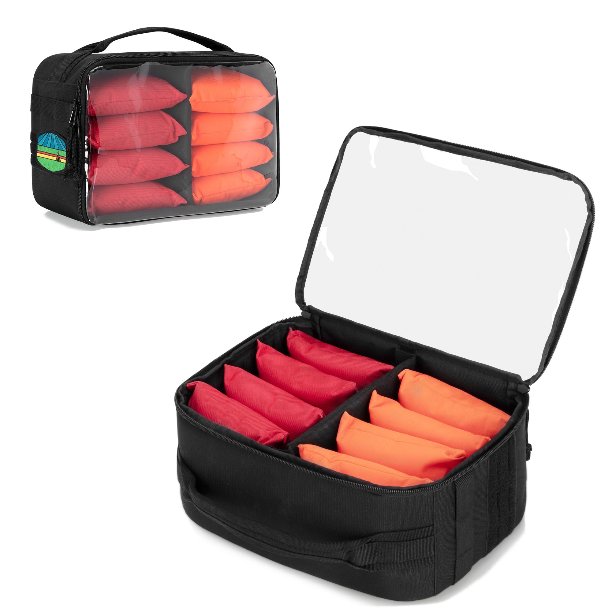 Amazon.com: GOBUROS Cornhole Bag Carry Case Holds Up To 8 Bags