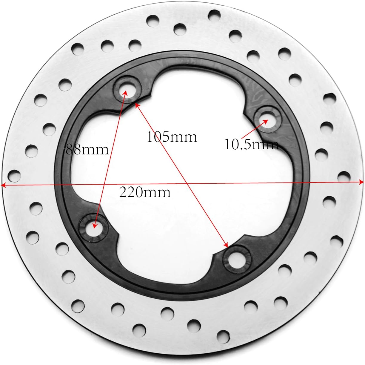 Motorcycle Rear Brake Disc Fit For HONDA CBR250 CBR400 CBR600 CBR900 CBR1000