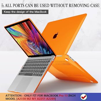 Amazon.com: CISSOOK for MacBook Pro 13 inch Case Orange A2338