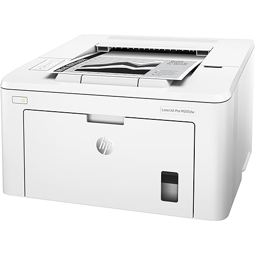 HP LaserJet Pro M203dw Wireless Monochrome Printer with built-in Ethernet & 2-sided printing, works with Alexa (G3Q47A)