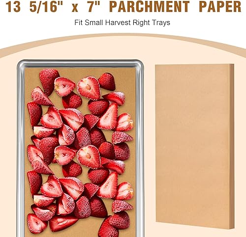 Miniatura 8 de Perkoop Paquete de 200 unidades de papel pergamino para liofilizar, bandejas de papel para bandejas de liofilización, accesorios para bandejas