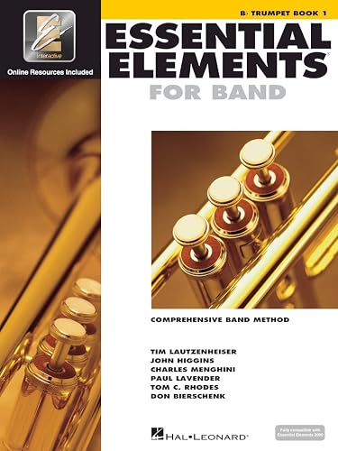 Essential Elements for Band Bb Trumpet Book 1 with EEi Online Resources | Trumpet Method Book and Sheet Music for Students and Teachers | Band Method Songbook Newer 2025 Edition Available