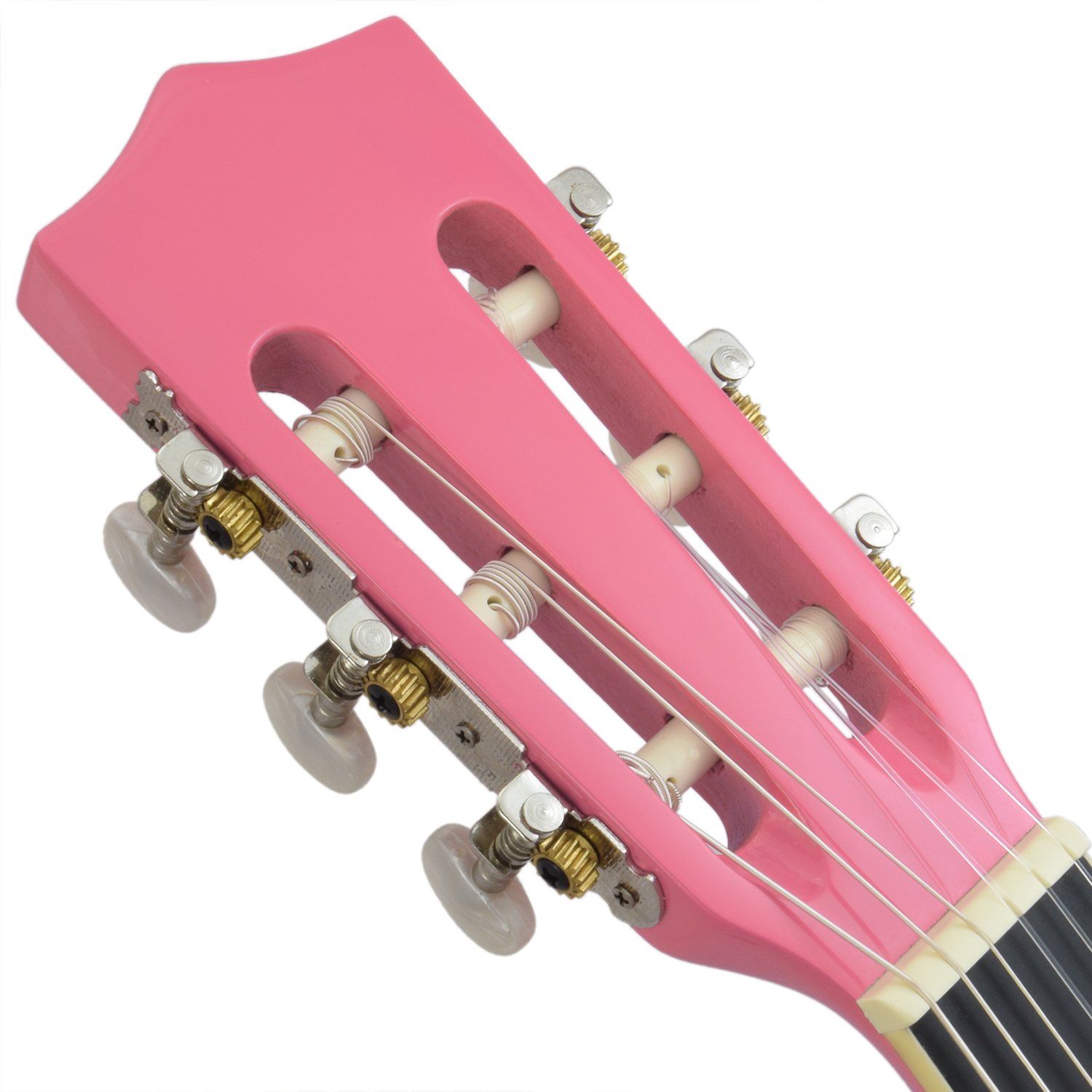 Gitara klasyczna dla dzieci w rozmiarze 1/2 - różowa