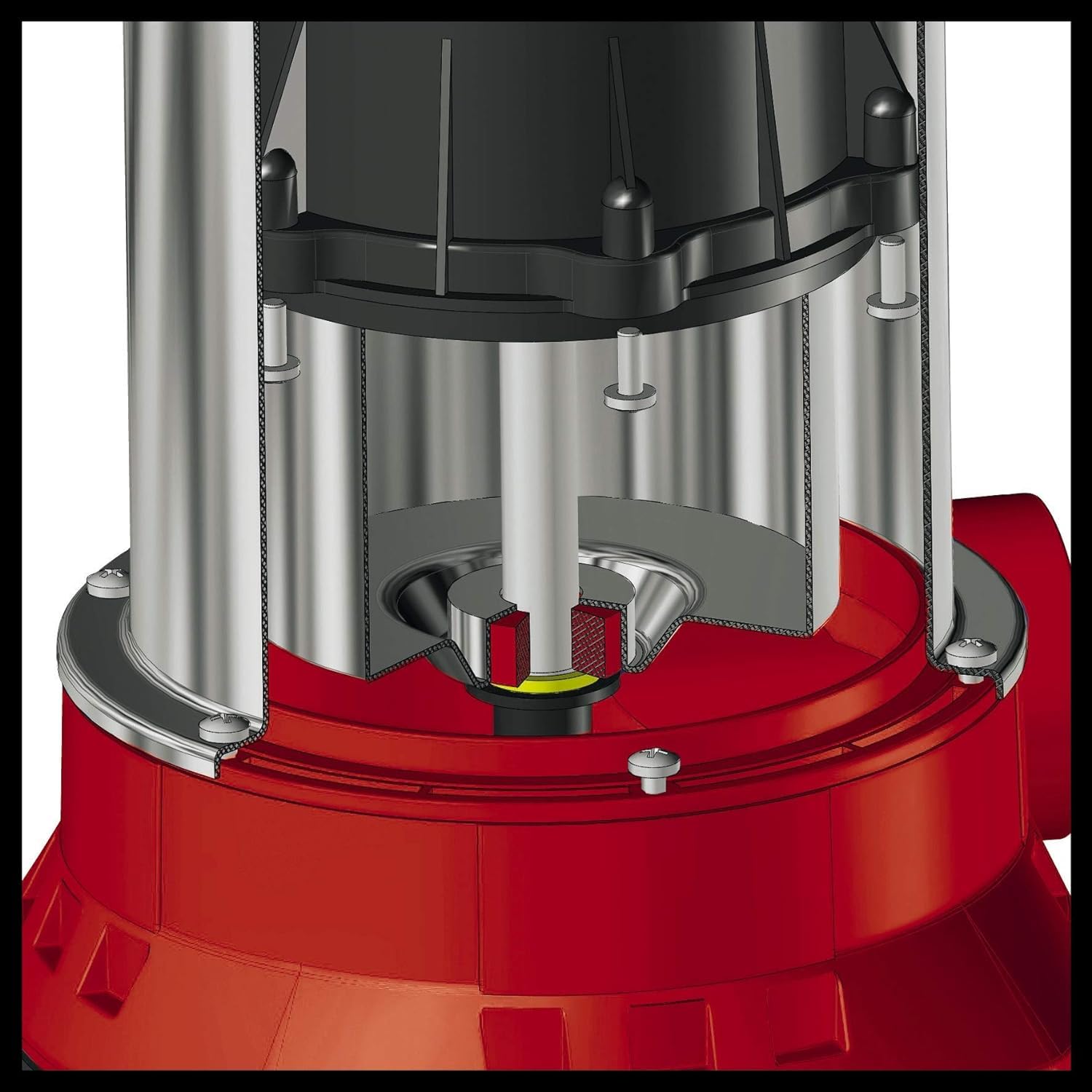 Einhell Schmutzwasserpumpe GE-DP 3925 ECO (390 W, Ø25 mm Fremdkörper, 10.000 L/h Förderl., ECO-Power, Schwimmerschalter, Tragegriff mit Kabelaufwicklung)