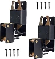 HILLMASTER 2-Pack Heavy Duty 2-Way Farm Gate Latch for Livestock Metal Gates, Corrosion-Resistant Fence Hardware for Ranches & Horse Corrals (Screws Included)