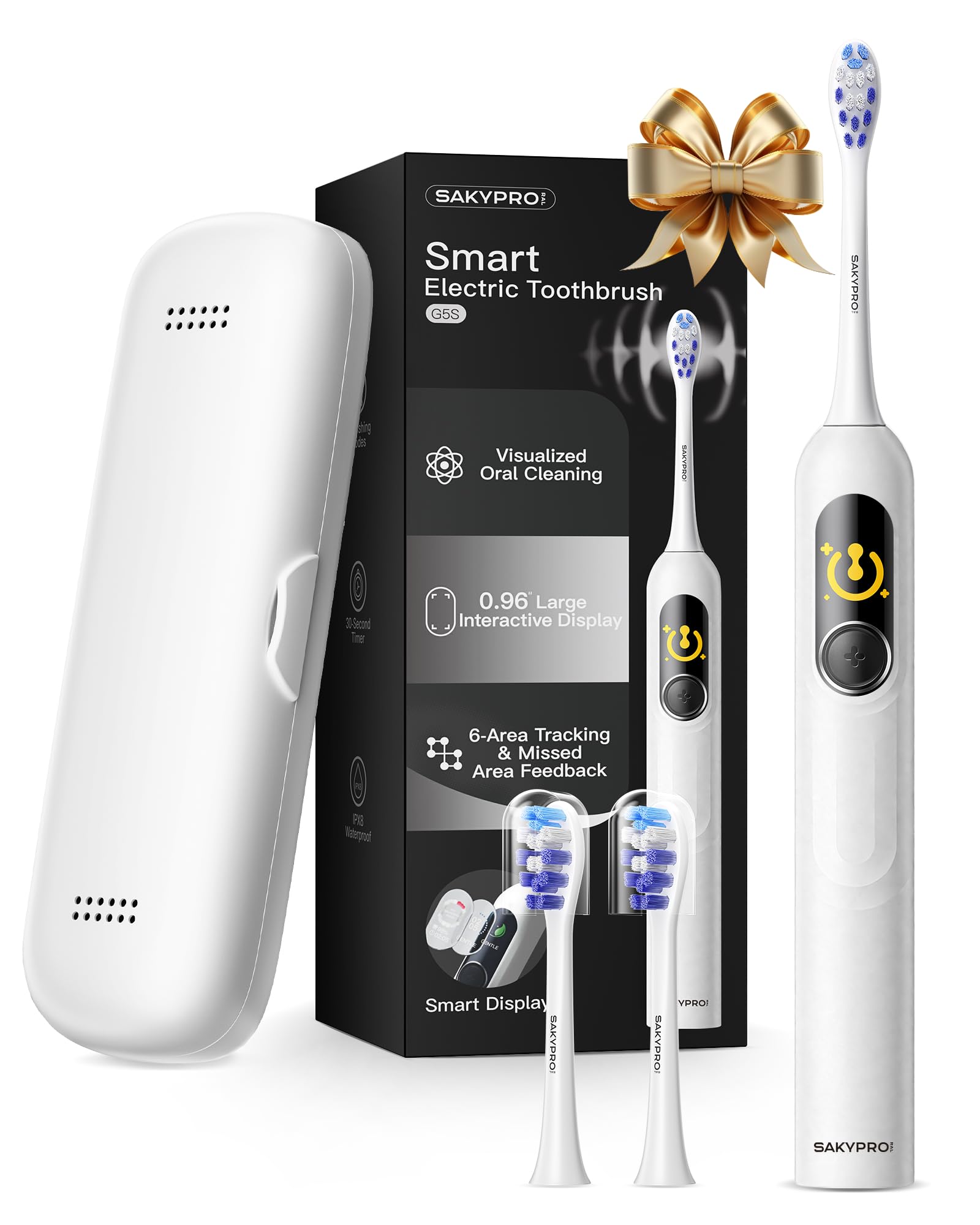 Amazon.com: SAKYPRORAL AI Electric Toothbrush with Smart Display