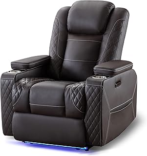 TUNYI Home Theater Recliner Chair - Power Recliner Sofa C...