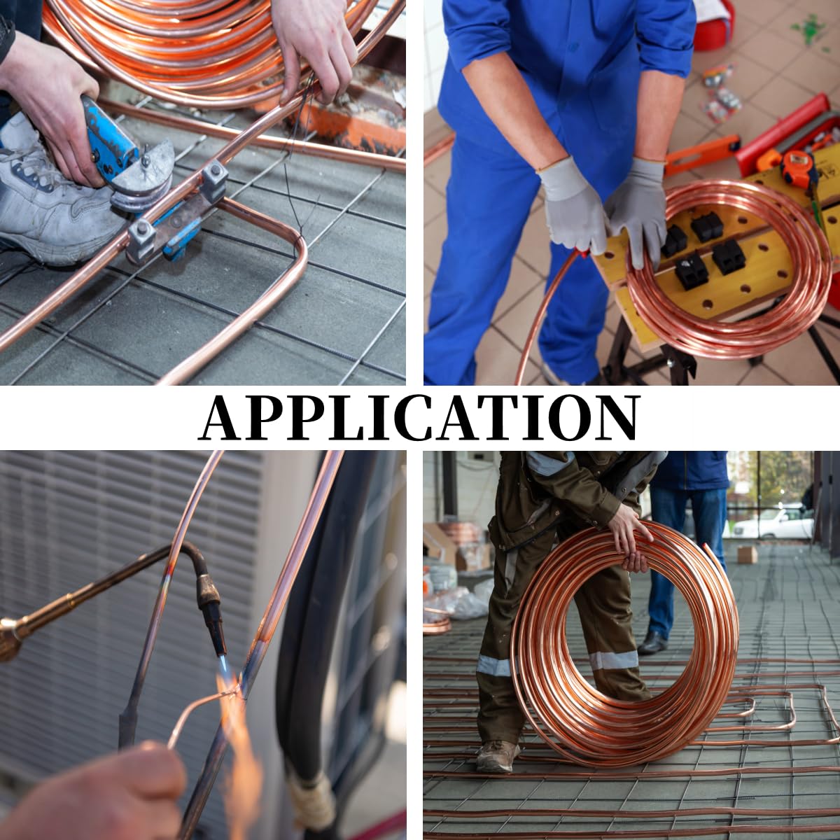 Pure Copper Tubing 3/8" - 50 FT HVAC DIY -7