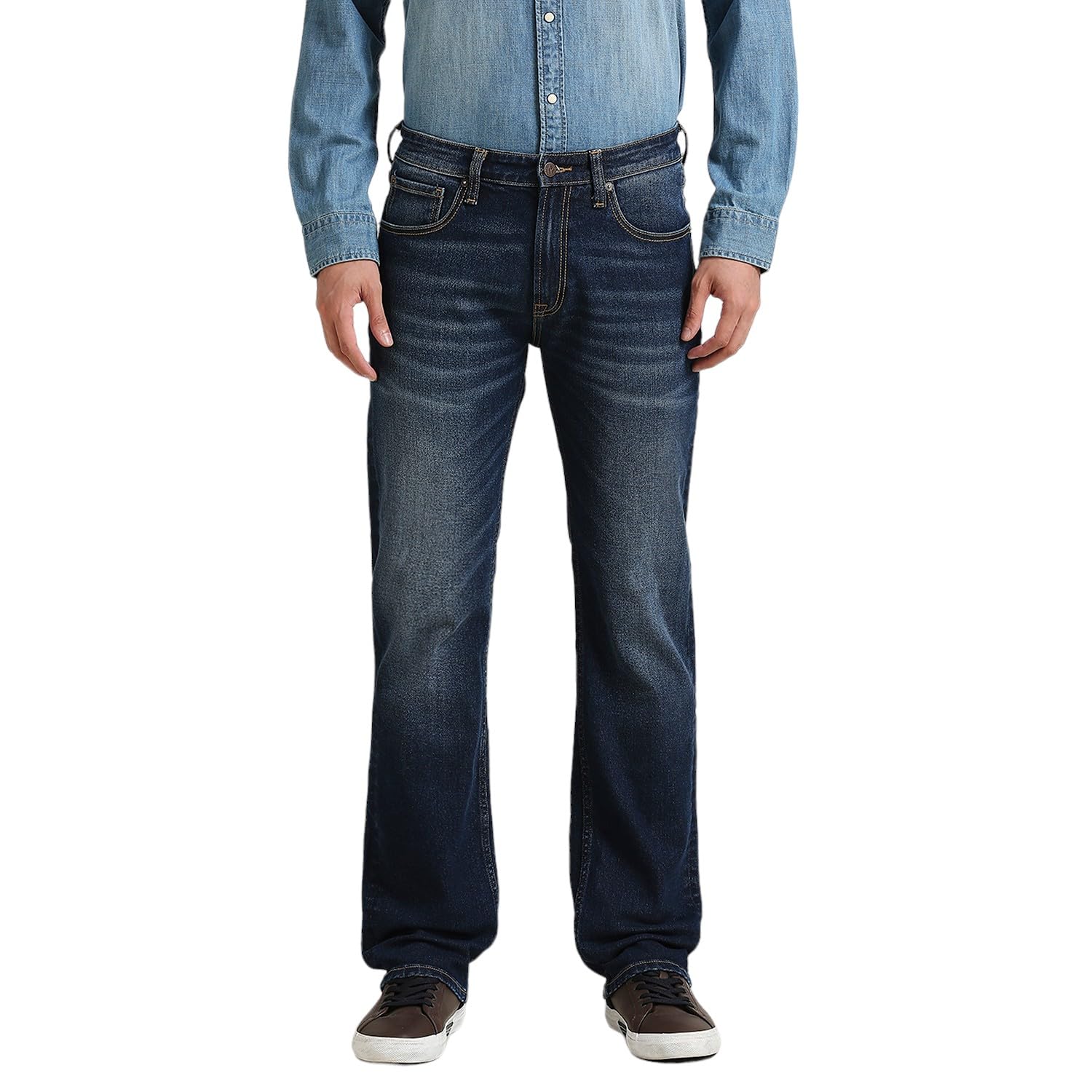 pepe jeans Men Mid Rise Regular Fit Jeans-picture-17