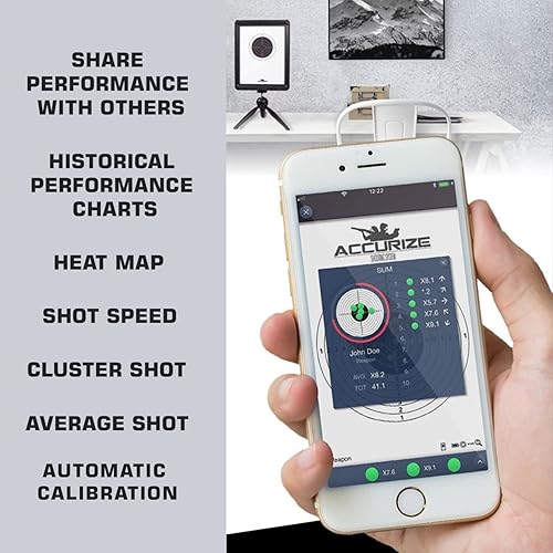 Miniatura 4 de Sistema de tiro Accurize, sistema de entrenamiento láser de disparo en seco - Objetivos de tiro para riflepistola, entrenamiento para práctica en