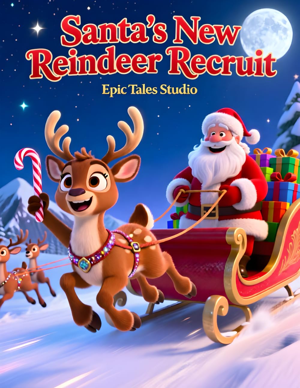 Santa’s New Reindeer Recruit: A Magical Christmas Story About Courage, Friendship, and Believing in Yourself