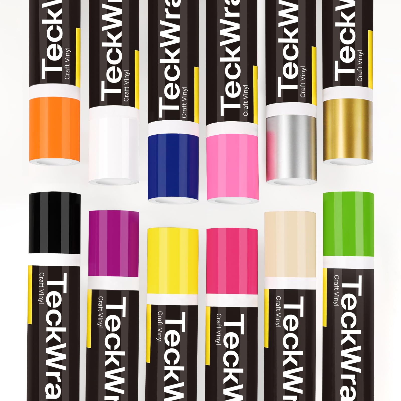 Vinyle adhésif permanent arc-en-ciel de qualité supérieure pour scrapbooking et Cameo - 8