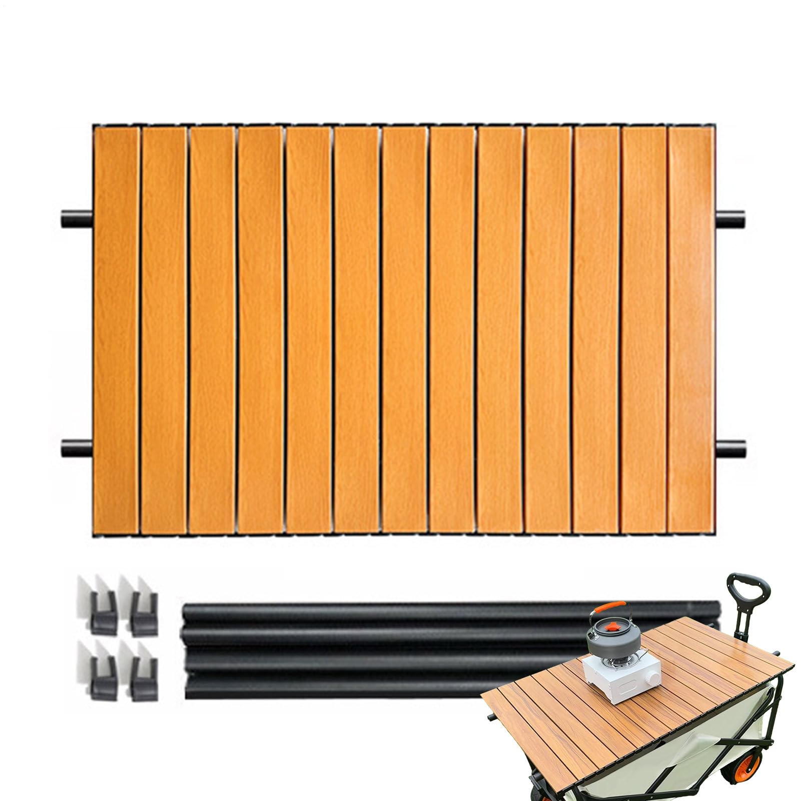 Deska kempingowa, stó? pla?owy - metalowa sk?adana deska biurkowa - Heavy Duty, 29,5x21,6, narz?dzie turystyczne, piknik ?wie?ym powietrzu materia?y piknikowe