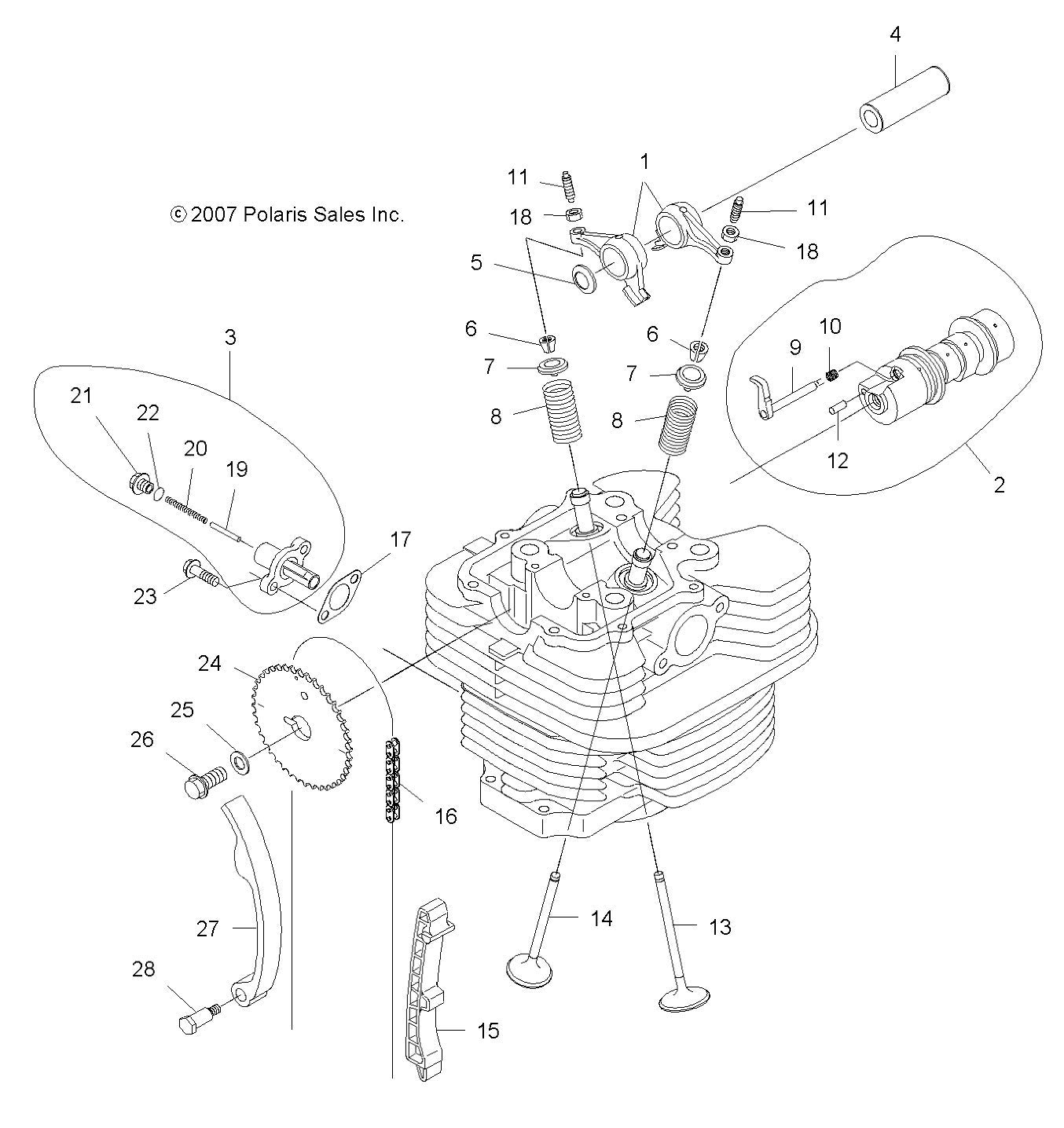 Catena Di Distribuzione Per Polaris Trail Boss 325/330 - Ricambio 3086444 Per Modelli 2000-2013 - Foto 6
