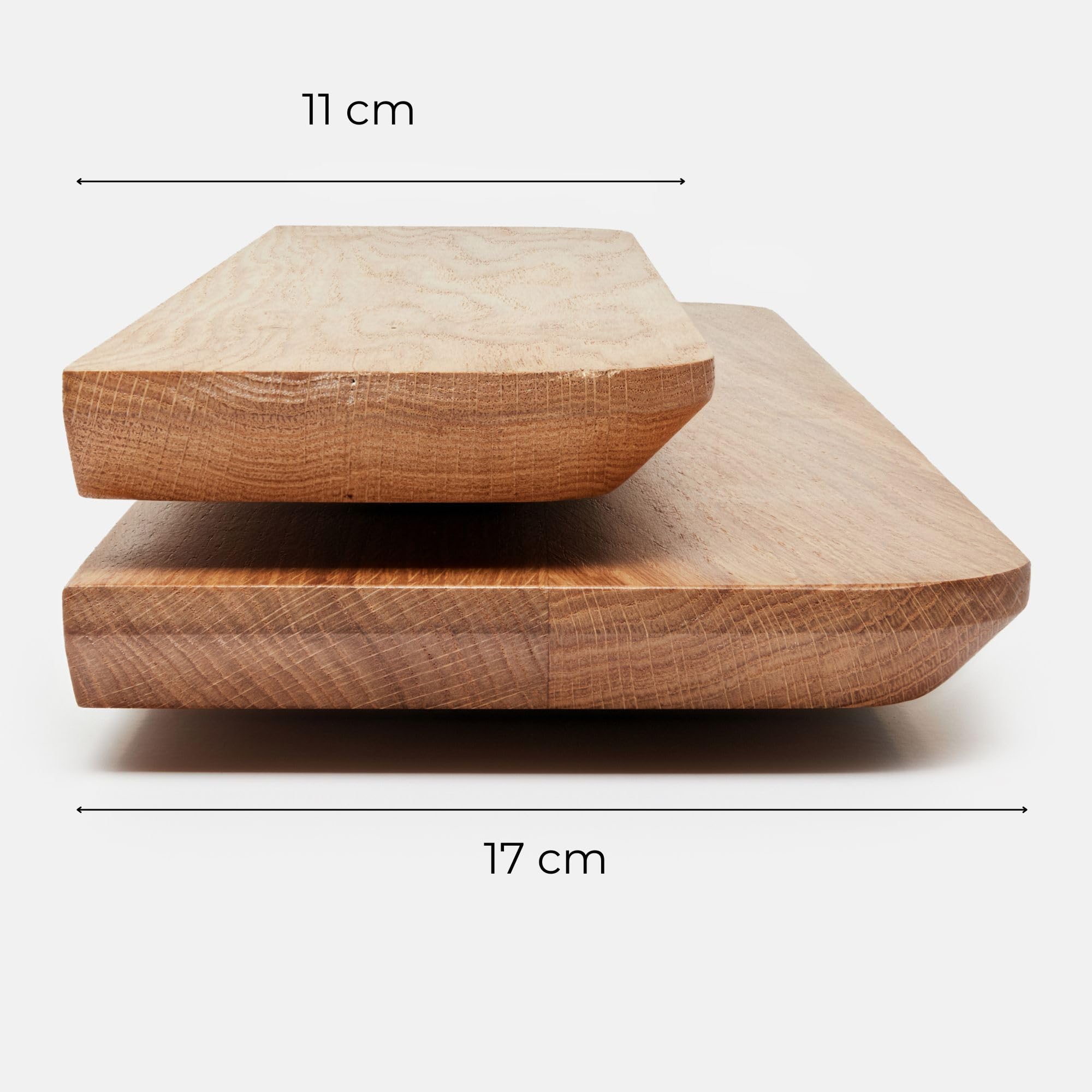 BestLoft Wandregal Holz Schweberegal Schweizer Kante Regal Küche Bücherregal Wand Wandboard Floating Shelves wall Shelf Wandregal schmal Holzregal (17 Zentimeter Tiefe, 80 Zentimeter Breite)