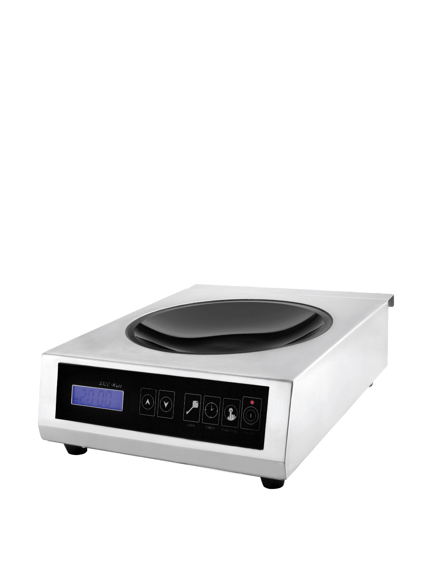 LACOR - Placa Inducción Wok Profesional 3500W. - Repostería y Horno | Cocción uniforme y buen reparto del calor; apto para inducción, ideal para cocina profesional y uso diario en casa