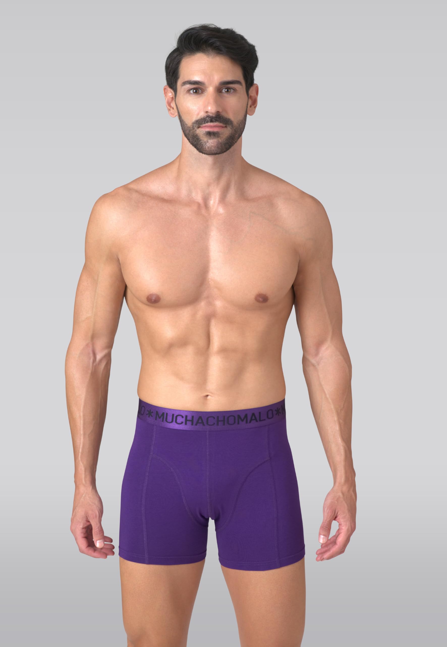 Muchachomalo Calzoncillos tipo bóxer para hombre, de algodón, paquete de 2 unidades, con estampado, ajuste clásico, con cintura elástica