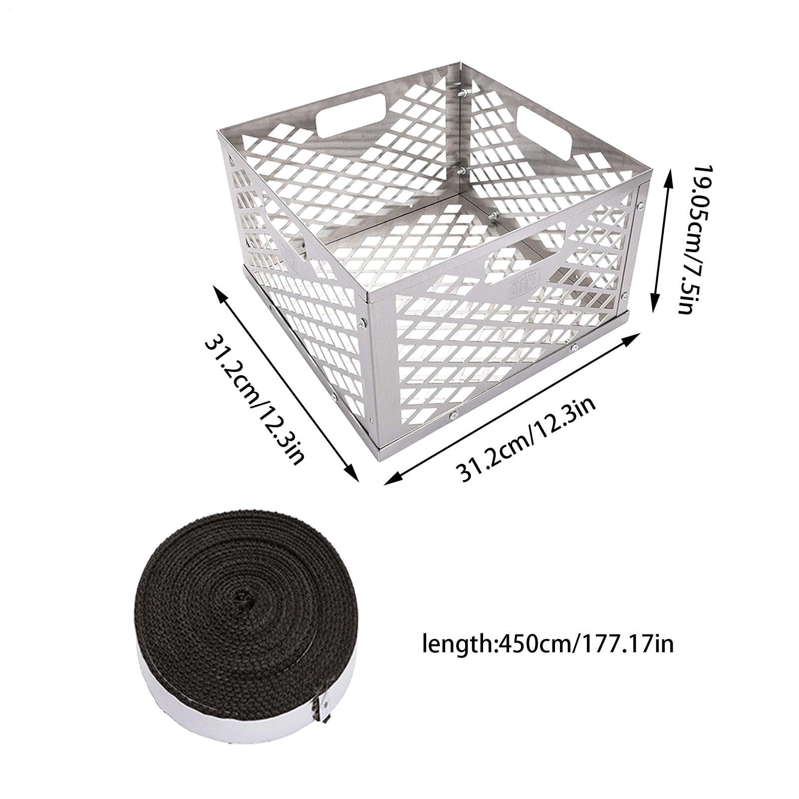 Kit Mod per affumicatore, guarnizione per cestello di carbone, griglia