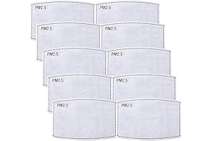 2.5 Filters for Face Mask | USA-Made Protection | Enhanced 5 Layers