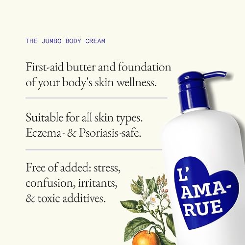 Miniatura 8 de L'AMARUE Advanced Repair Body Cream - Jumbo Size 16.3 fl oz Hidratación no grasosa, humectante reafirmante y antienvejecimiento  Root Cause Skincare