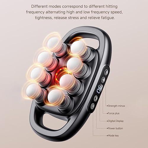 Miniatura 3 de 2026 Husband 2.0 Knot Buster, Veloreva Pro 16 Ball Verniqo Massager, 16 pistolas de masaje de cabeza tejido profundo en 5 minutos, 3 modos y 30