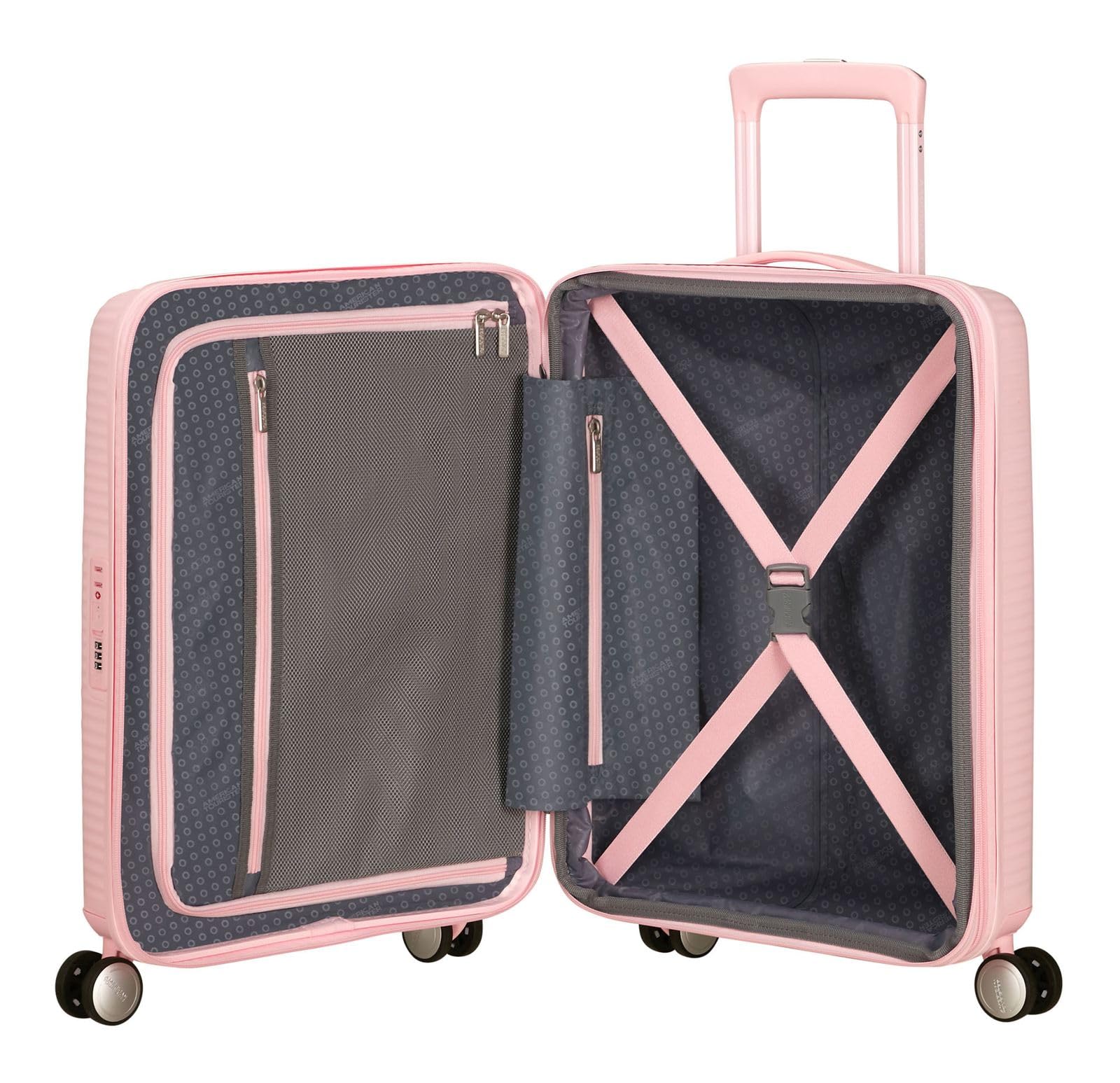 American Tourister Trolley soundbox exp cabin size spinner 32G*001 pastel pink