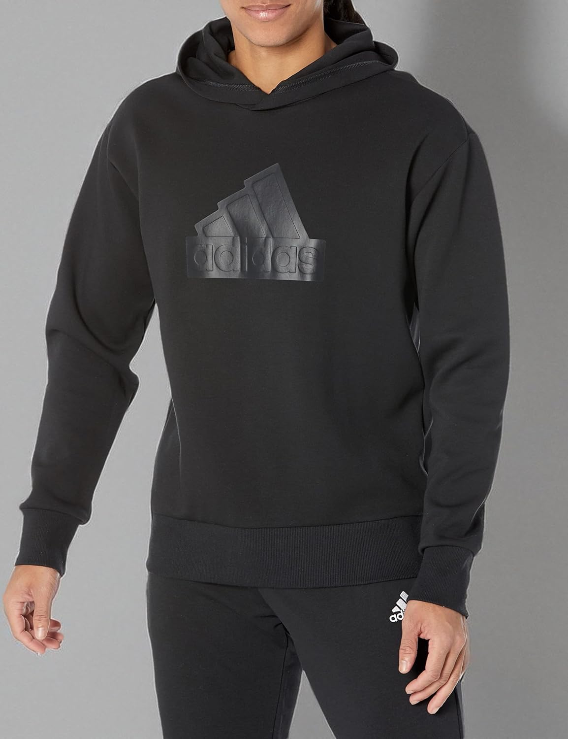 adidas mens Future Icon Badge of Sport Hoodie - Image 3