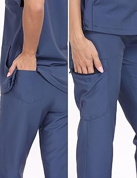 Amazon.com: Ninsam Agile Motion Scrubs for Women Set, Stylish